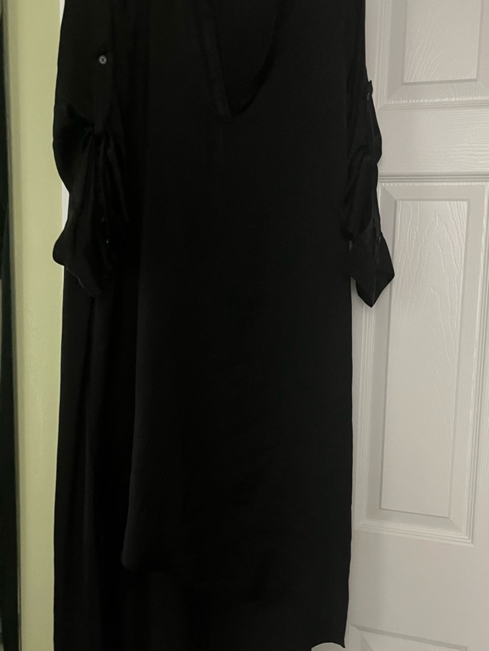 BCBGMaxAzria Black High-Low Dress